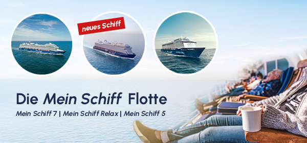 Kollage von Bildern von Mein Schiff