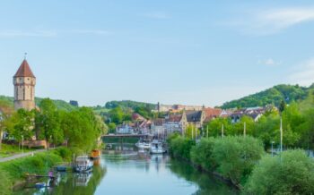 Fluss Tauber in Wertheim