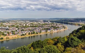 Panorama von Koblenz